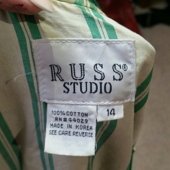 Russ Studio green jacket - Picture 5 of 5
